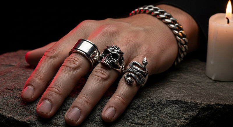 Chunky Silver Is Back — And Gothic Men Are Wearing It Best