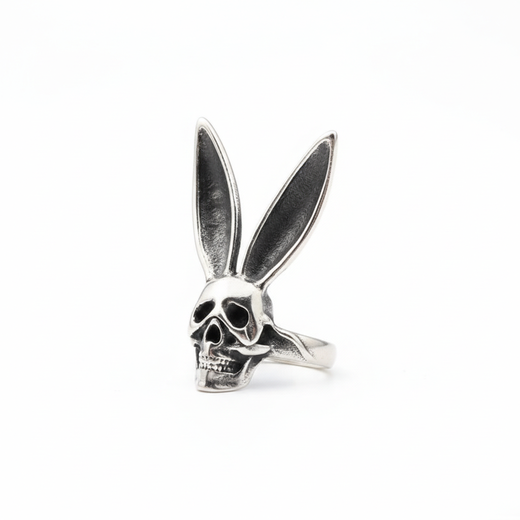 Skull Bunny Ring